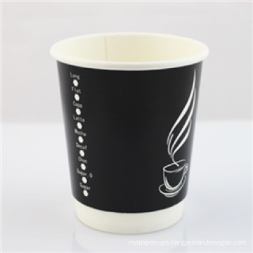 8oz Double Wall Paper Cups with Lids